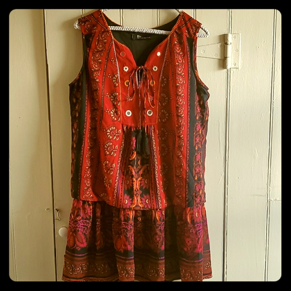 Chetta Be Indian Dress Top Size Large